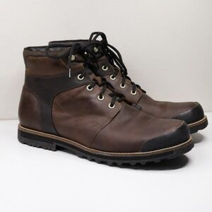 KEEN Rocker Waterproof Leather Lace Up Chukka Ankle Boots Brown 1017488 Mens 12
